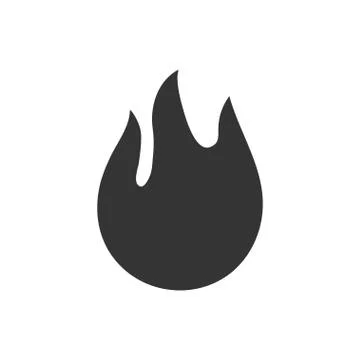 Fire, Flame Icon Stock Illustration
