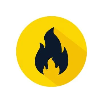 Fire flame icon vector. illustration of fire isolated, fire flame element Stock Illustration