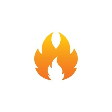 Fire flame  icon vector illustration design イラスト素材