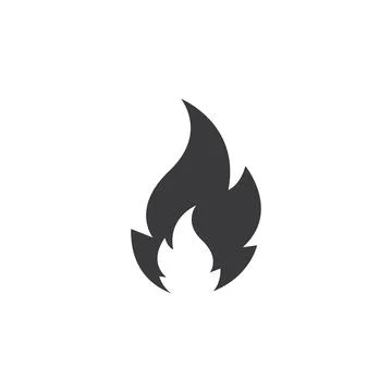 Fire flame  icon vector illustration design イラスト素材