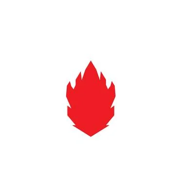 Fire flame  icon vector illustration design 스톡 일러스트