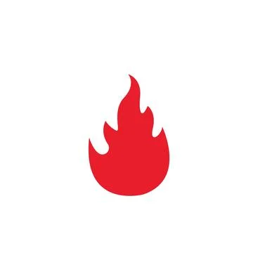Fire flame  icon vector illustration design 스톡 일러스트