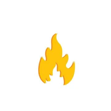 Fire flame  icon vector illustration design イラスト素材