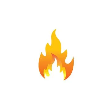 Fire flame  icon vector illustration design Stock Illustration