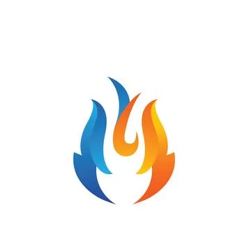 Fire flame  icon vector illustration design イラスト素材
