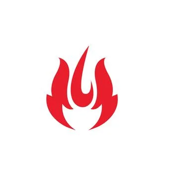 Fire flame  icon vector illustration design イラスト素材