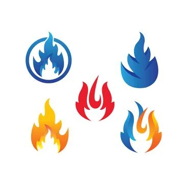 Fire flame  icon vector illustration design イラスト素材
