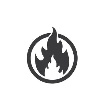 Fire flame  icon vector illustration design イラスト素材