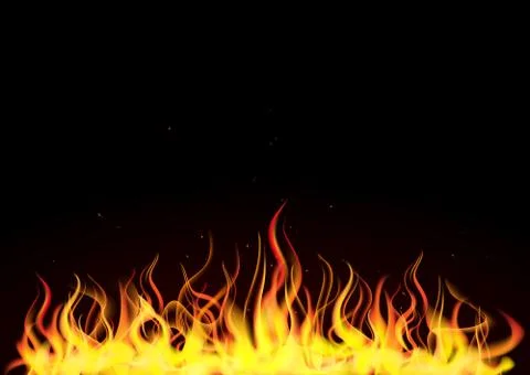 Fire flame Stock Illustration