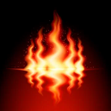 Fire Flame Stock Illustration