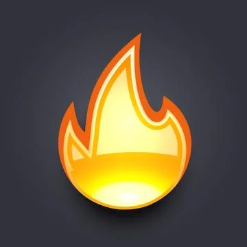 Fire flame Stock Illustration
