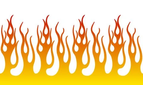 Fire Flame Illustration Stock Illustration