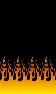 Fire Flame Illustration Stock Illustration