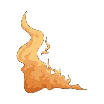 Fire flame illustration Stock Illustration