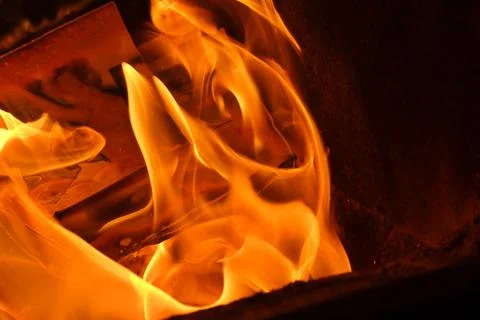 FIRE, FLAME INFERNO close up image Stock Photos