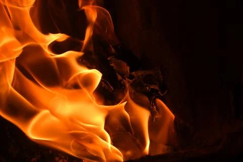FIRE, FLAME INFERNO close up image Stock Photos