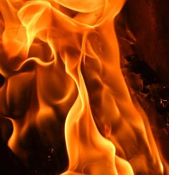 FIRE, FLAME INFERNO close up image Stock Photos