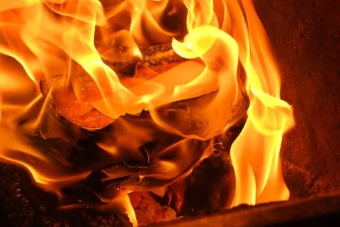 FIRE, FLAME INFERNO close up image Stock Photos