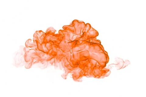 Fire flame isolated on a white background. Stock Photos