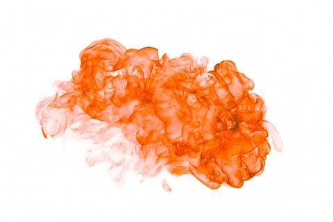 Fire flame isolated on a white background. Stock Photos