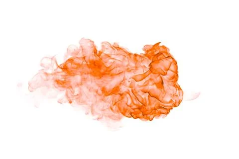 Fire flame isolated on a white background. Stock Photos