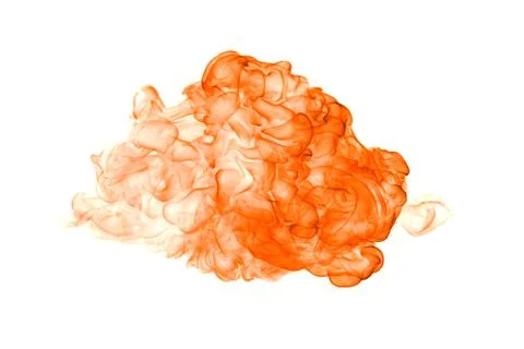 Fire flame isolated on a white background. Foto stock