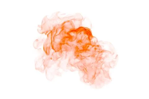Fire flame isolated on a white background. Stock Photos