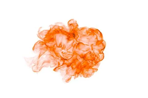Fire flame isolated on a white background. Foto stock