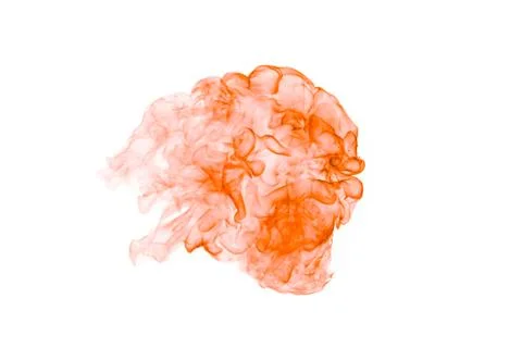 Fire flame isolated on a white background. Stock Photos