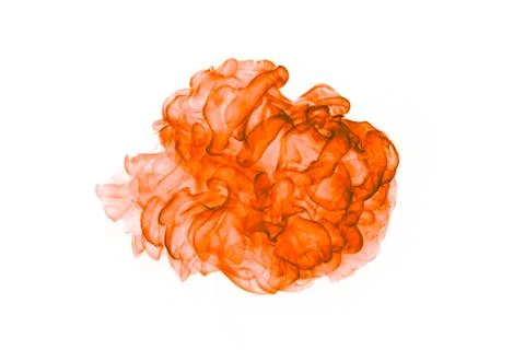 Fire flame isolated on a white background. Stock Photos