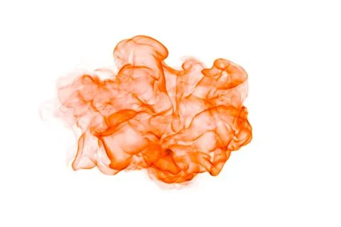 Fire flame isolated on a white background. Stock Photos