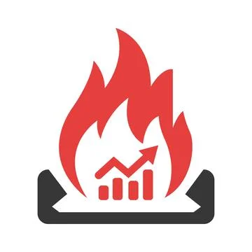Fire Flame logo design Fire icon Fire sign symbol Free Vector Fire Flame Logo de Stock-Illustration