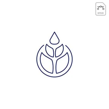 Fire flame logo design or minimal icon vector isolated Stock Illustration