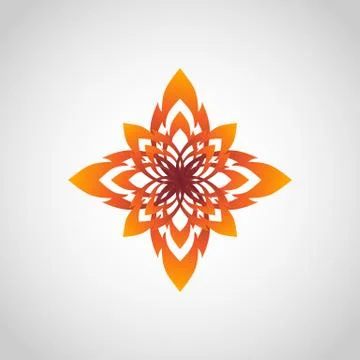 Fire Flame Logo design vector template silhouette. Creative Burn Elegant Bonf Stock Illustration