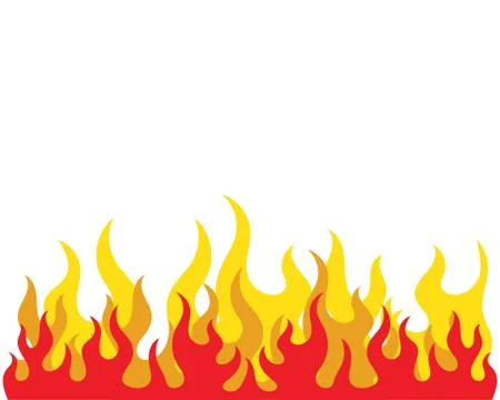 Fire flame Logo icon vector illustration design Illustrazione stock