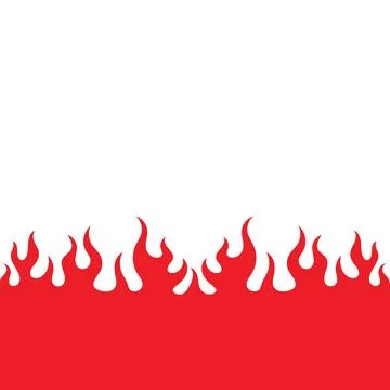 Fire flame Logo icon vector illustration design Stock Illustration