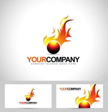 Fire Flame Logo Stock-Illustration