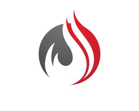 Fire flame Logo Template Stock Illustration