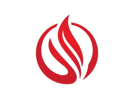 Fire flame Logo Template Stock-Illustration
