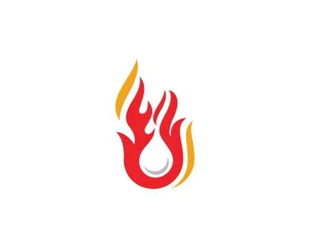 Fire flame Logo Template Stock Illustration