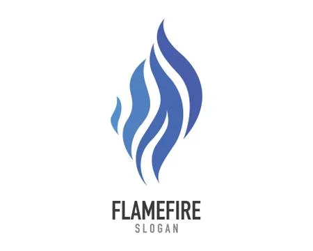 Fire flame Logo Template Stock Illustration
