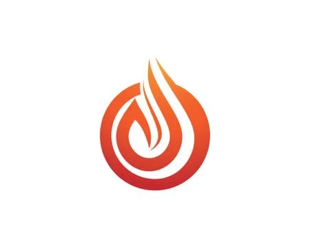 Fire flame Logo Template Stock Illustration