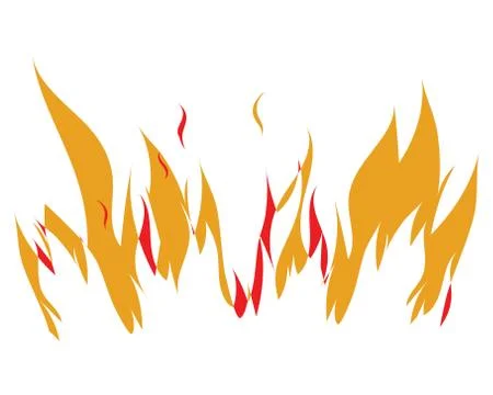 Fire flame Logo Template illustration Stock Illustration