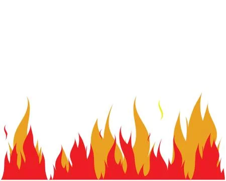 Fire flame Logo Template illustration Stock Illustration