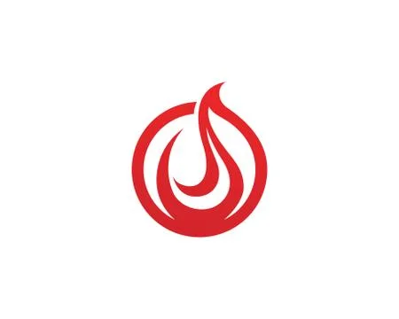 Fire flame Logo Template vector icon Oil, gas and energy logo 스톡 일러스트