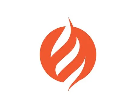 Fire flame Logo Template vector Stock Illustration