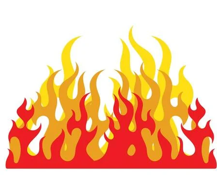 Fire flame Logo Template vector icon Oil, gas and energy logo Fire flame L... Stock Photos