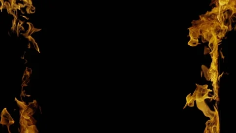 Fire flame loop animation Stock Footage 145933212