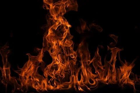 Fire flame motion pattern abstract texture. Burning fire, flame overlay Foto stock