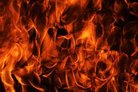 Fire flame motion pattern abstract texture. Burning fire, flame overlay Foto stock